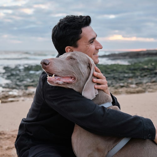 man-with-dog man-with-dog